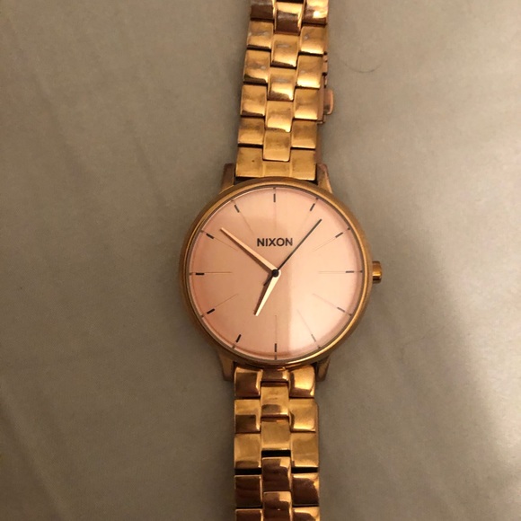 Nixon rose gold Kensington watch - Picture 3 of 6